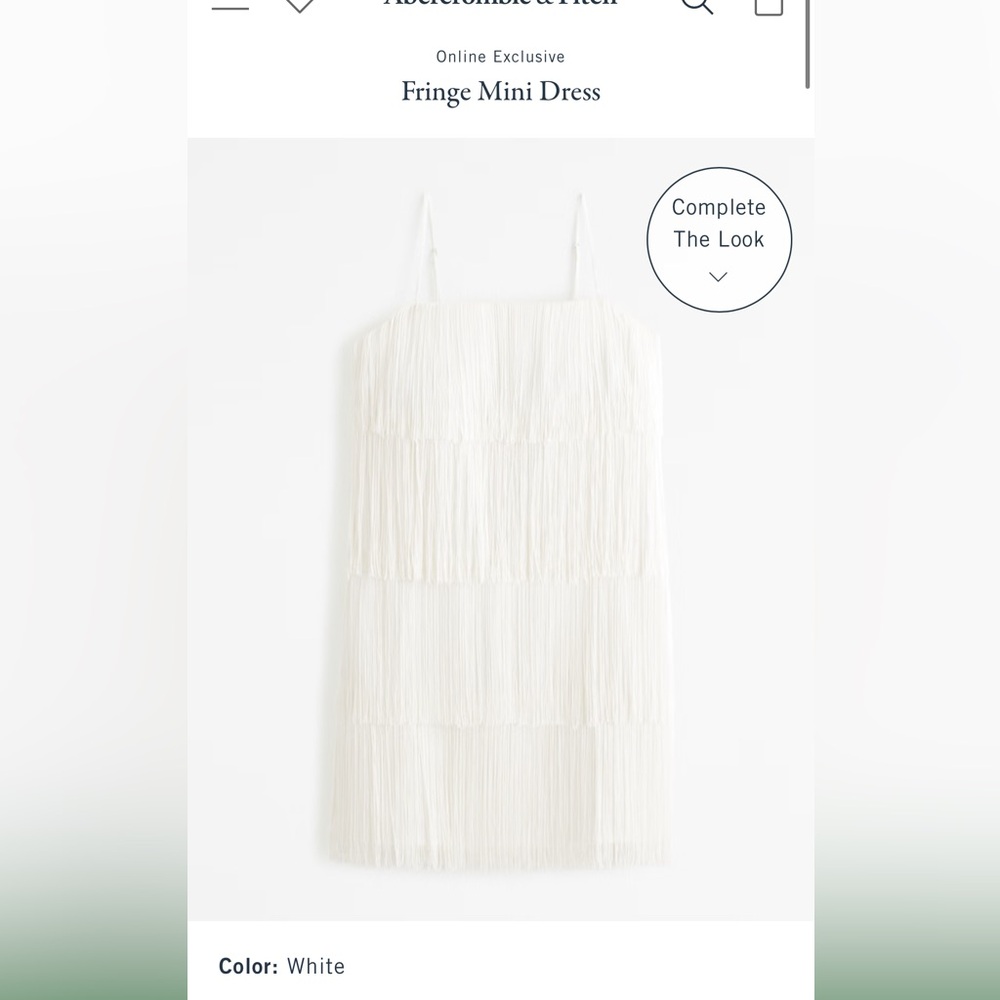 Abercrombie & Fitch Fringe mini dress
